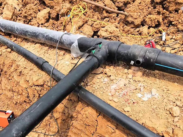 鋼絲網骨架管施工現場